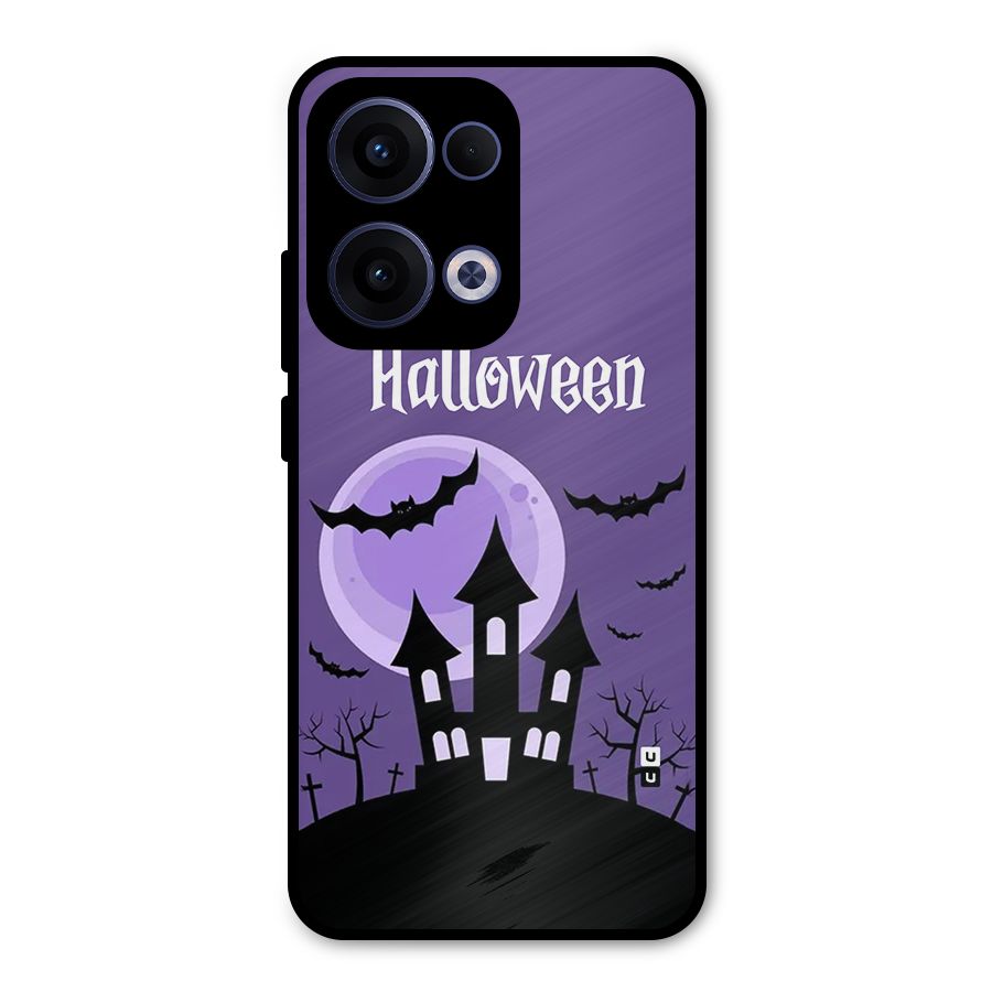 Fun Halloween Metal Back Case for Oppo Reno13