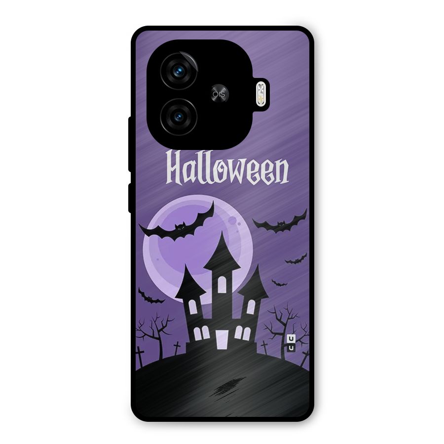Fun Halloween Metal Back Case for iQOO Z9 Turbo