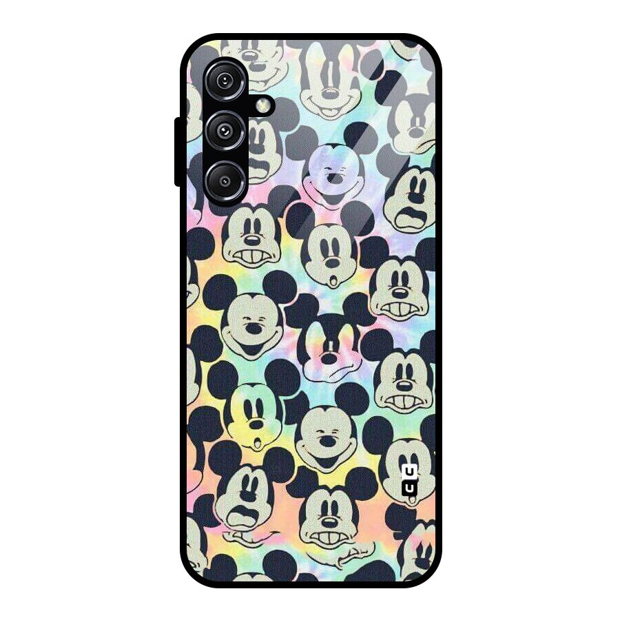 Fun Rainbow Faces Glass Back Case for Galaxy M34 5G