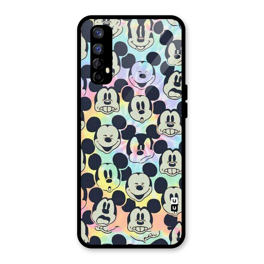 Fun Rainbow Faces Glass Back Case for Realme Narzo 20 Pro