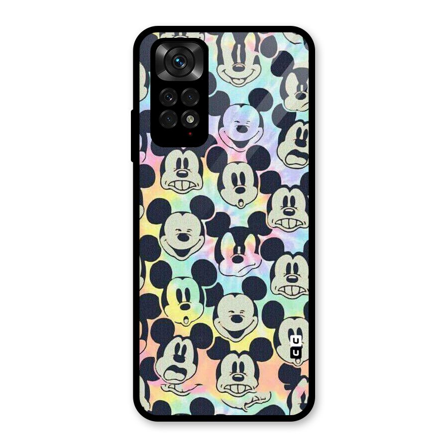 Fun Rainbow Faces Glass Back Case for Redmi Note 11S