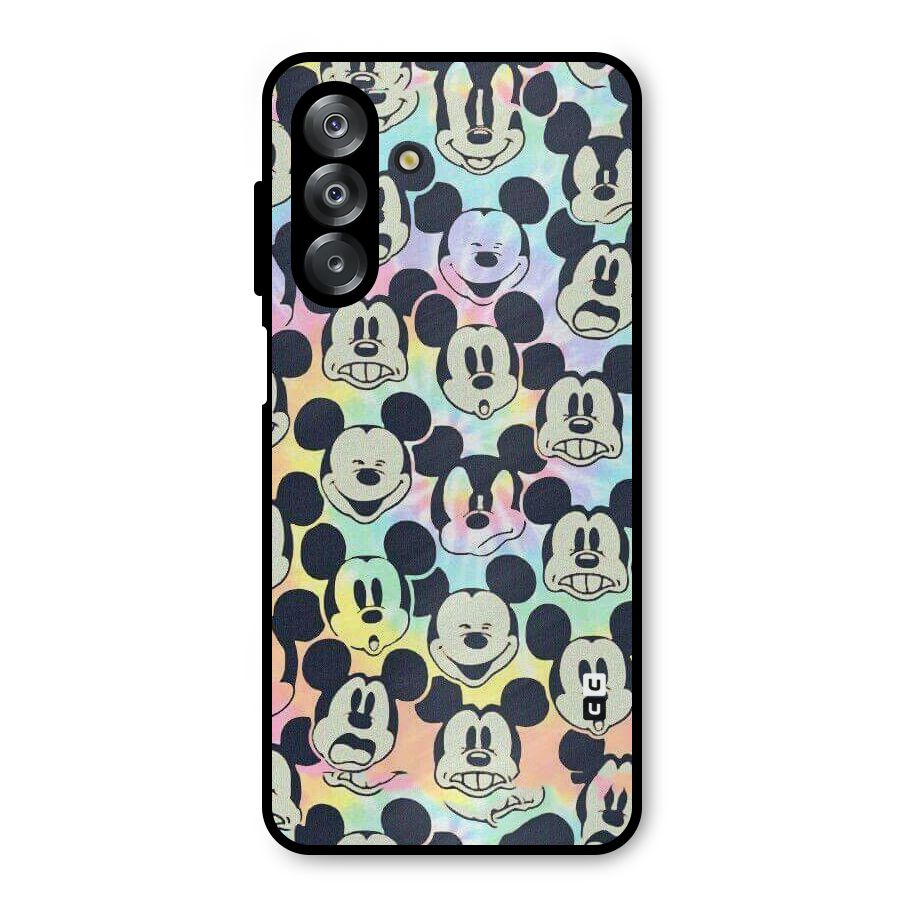 Fun Rainbow Faces Metal Back Case for Galaxy A26