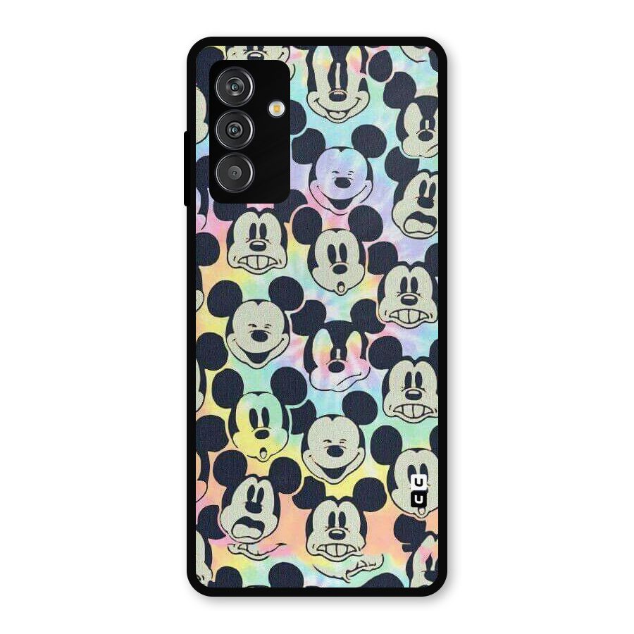 Fun Rainbow Faces Metal Back Case for Galaxy M13