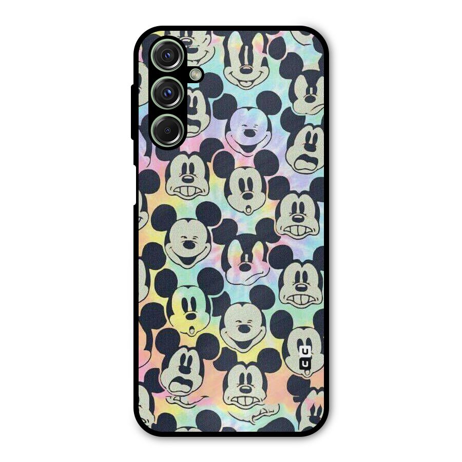 Fun Rainbow Faces Metal Back Case for Galaxy M34