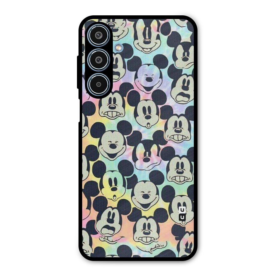 Fun Rainbow Faces Metal Back Case for Galaxy M35