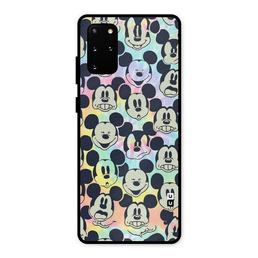 Fun Rainbow Faces Metal Back Case for Galaxy S20 Plus