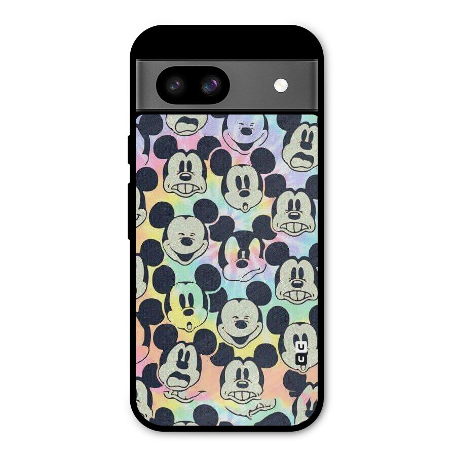 Fun Rainbow Faces Metal Back Case for Google Pixel 8a