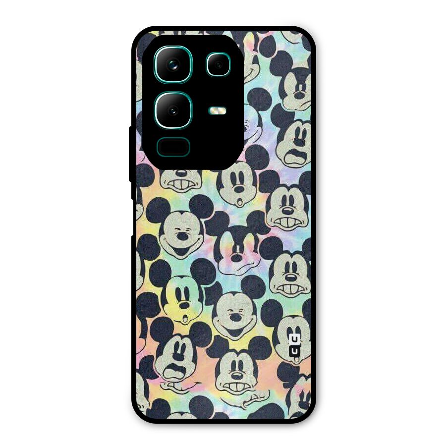 Fun Rainbow Faces Metal Back Case for Infinix Note 50x