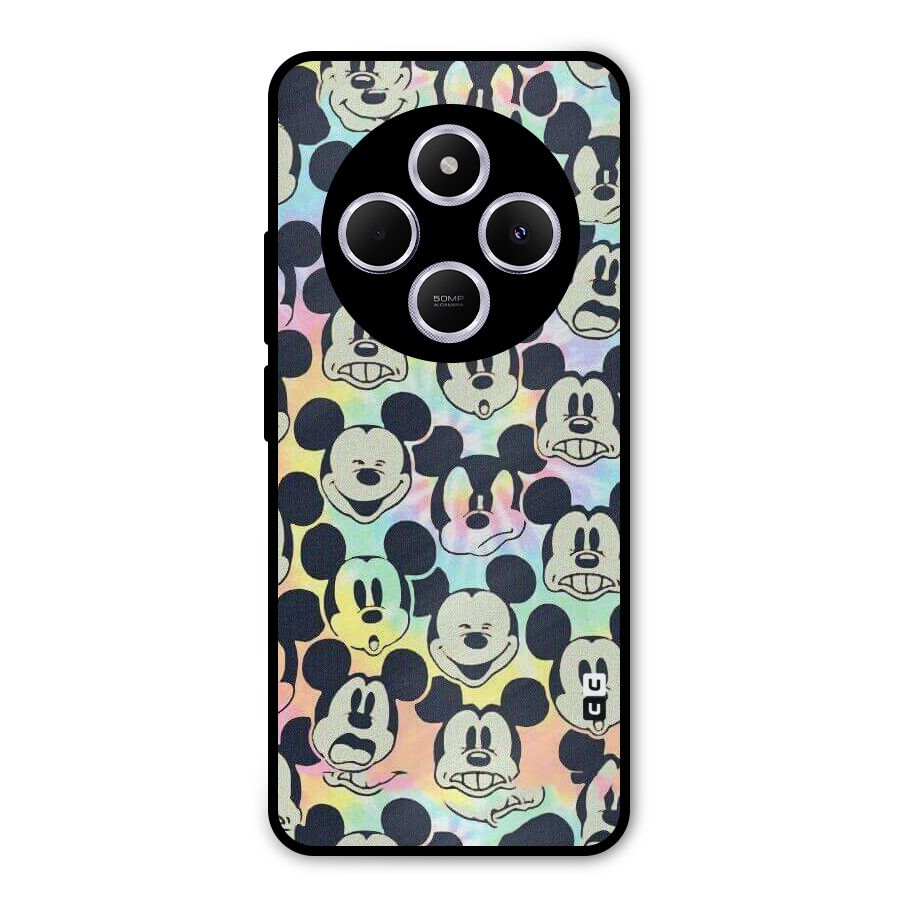 Fun Rainbow Faces Metal Back Case for Poco M7