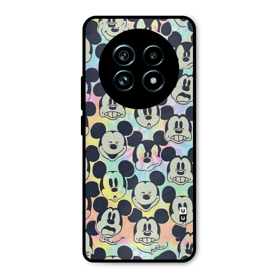 Fun Rainbow Faces Metal Back Case for Realme 13 Pro Plus