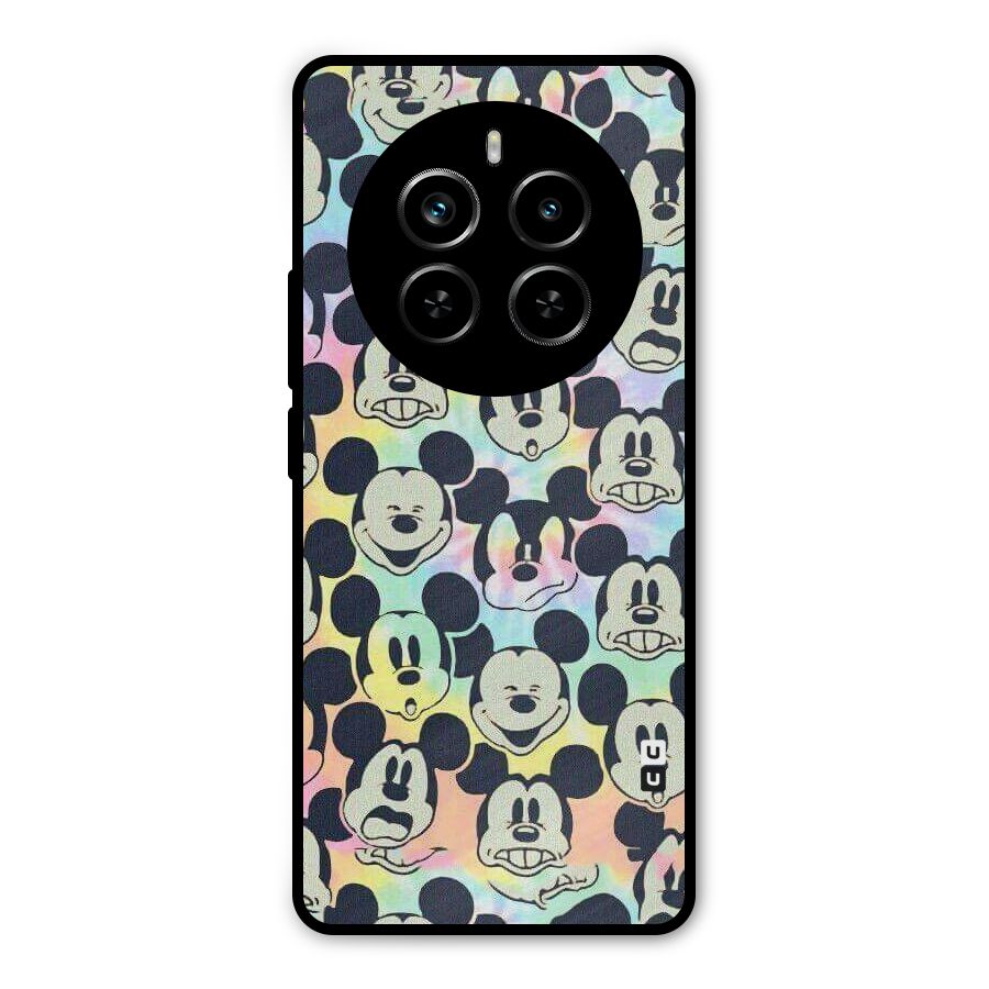 Fun Rainbow Faces Metal Back Case for Realme P1 Pro