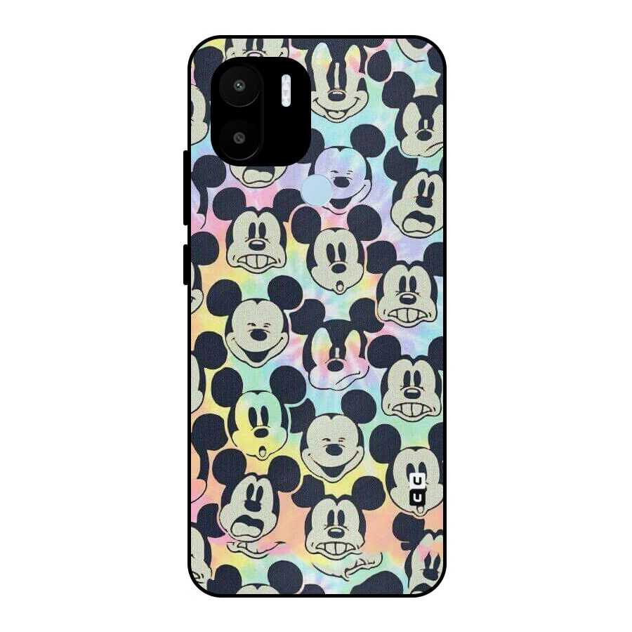 Fun Rainbow Faces Metal Back Case for Redmi A2+