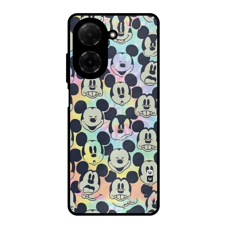 Fun Rainbow Faces Metal Back Case for Redmi A5 4G