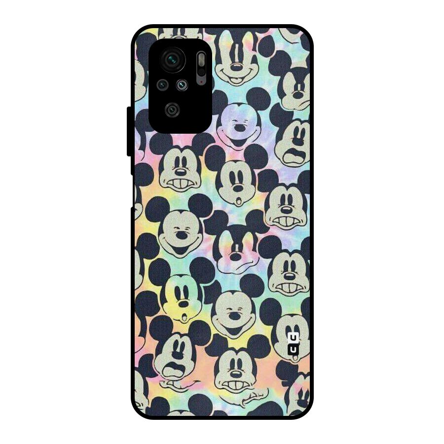 Fun Rainbow Faces Metal Back Case for Redmi Note 10S