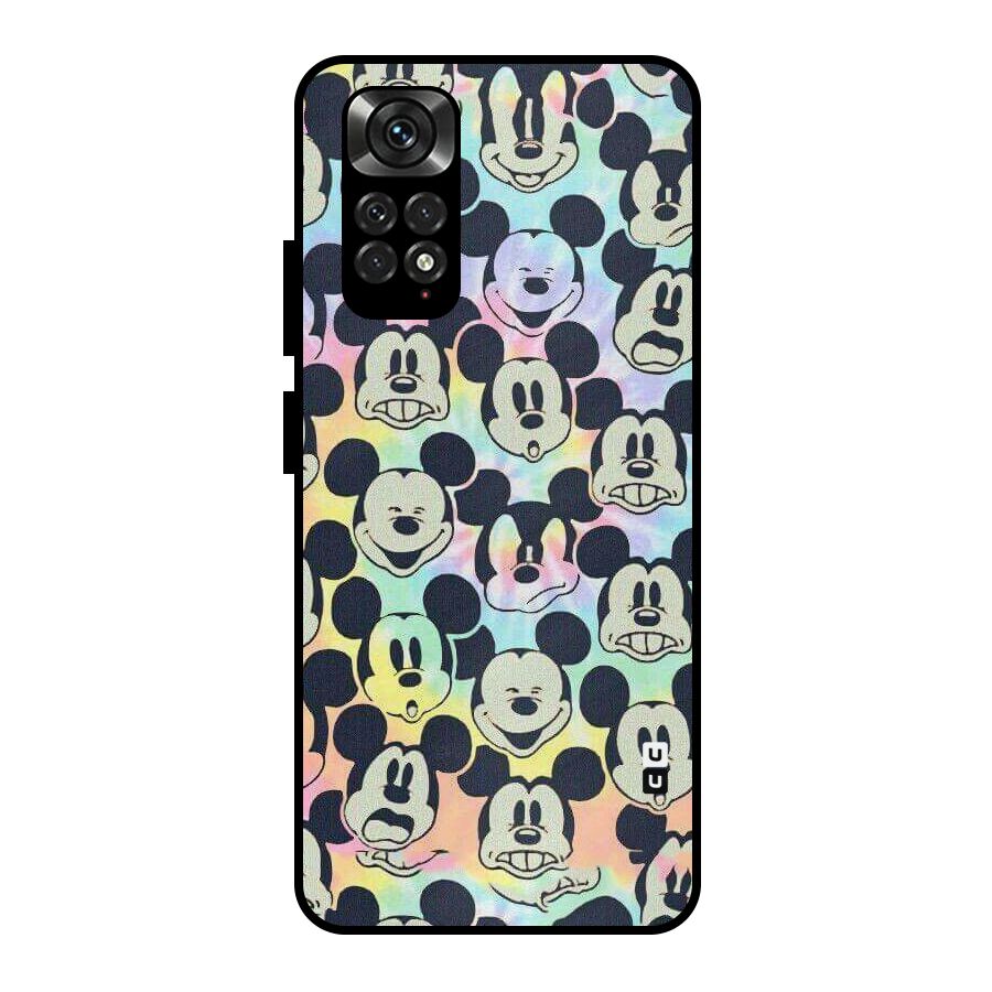 Fun Rainbow Faces Metal Back Case for Redmi Note 11 Pro Plus 5G