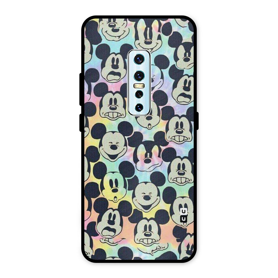 Fun Rainbow Faces Metal Back Case for Vivo V17 Pro