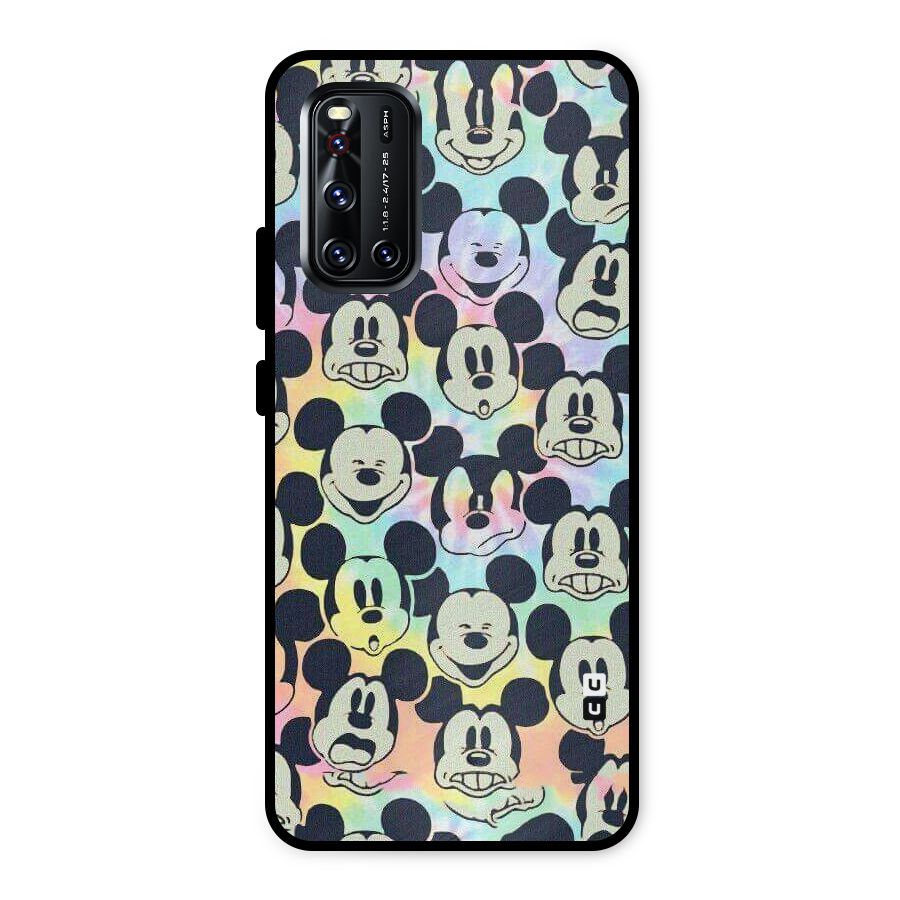 Fun Rainbow Faces Metal Back Case for Vivo V19