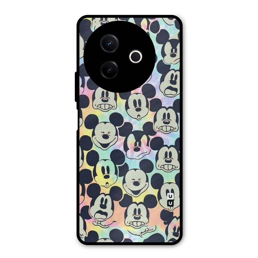 Fun Rainbow Faces Metal Back Case for Vivo Y39
