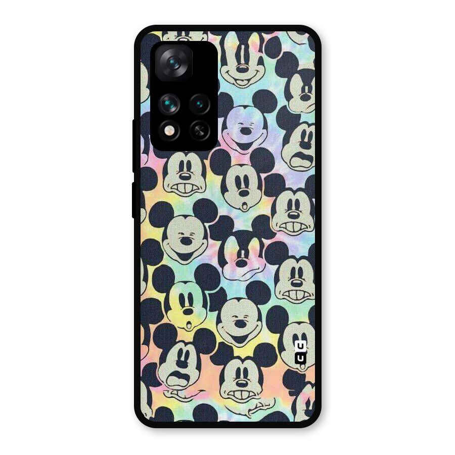 Fun Rainbow Faces Metal Back Case for Xiaomi 11i Hypercharge 5G