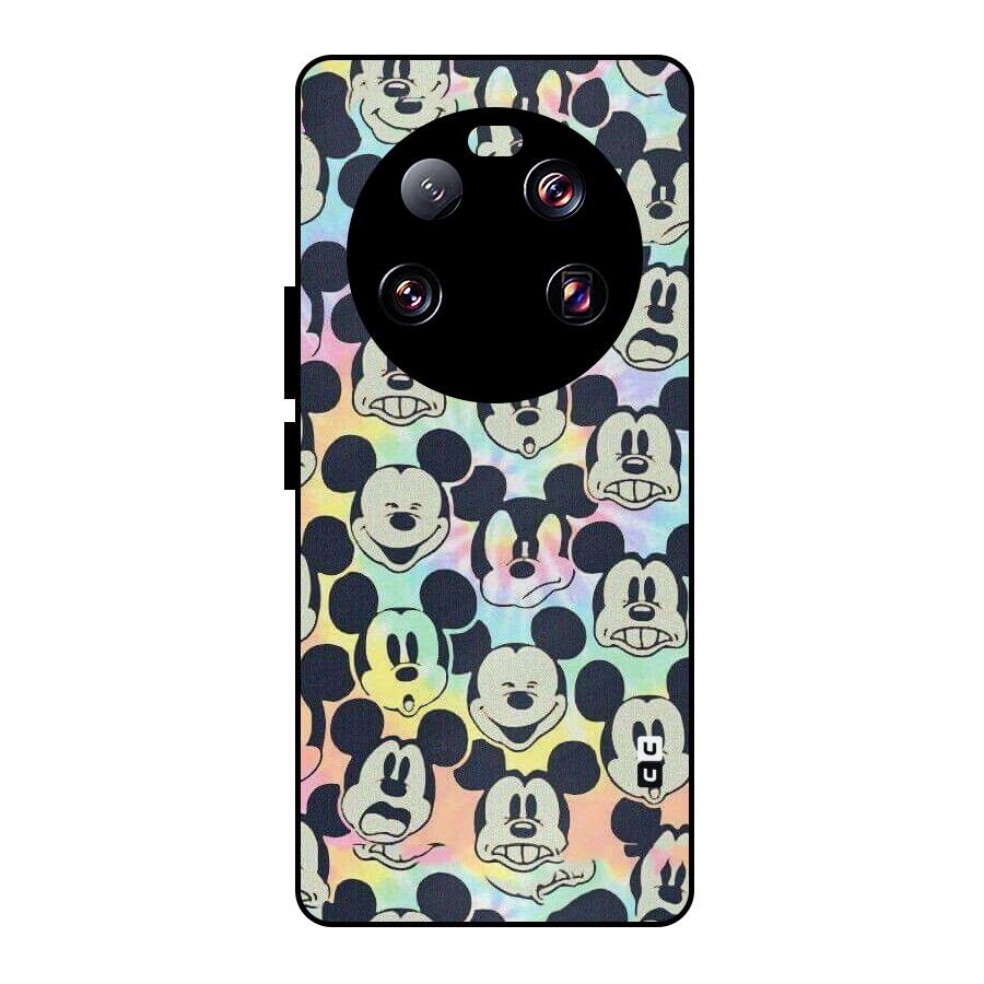 Fun Rainbow Faces Metal Back Case for Xiaomi 13 Ultra