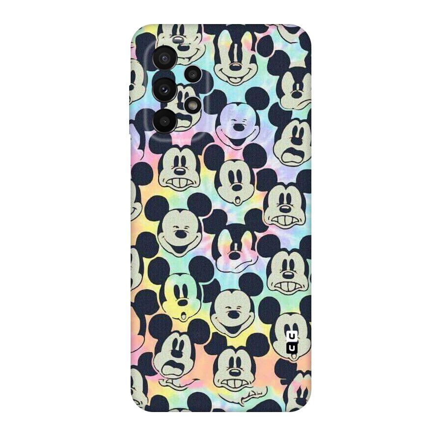 Fun Rainbow Faces Original Polycarbonate Back Case for Galaxy A23