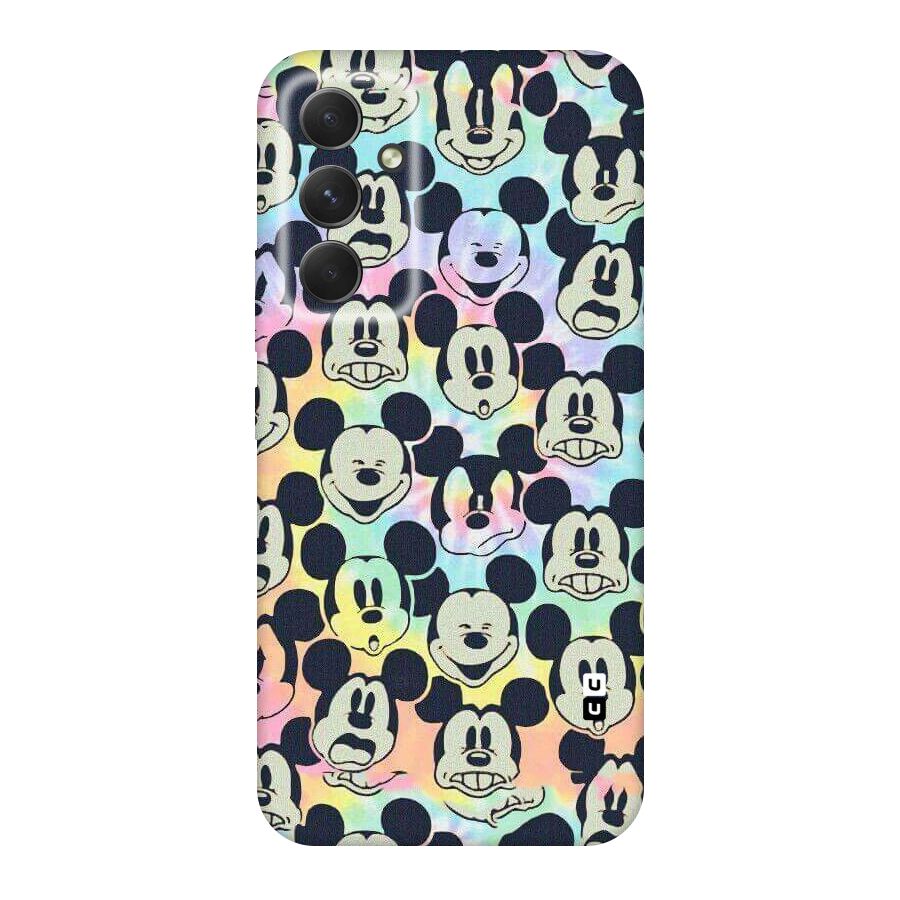 Fun Rainbow Faces Original Polycarbonate Back Case for Galaxy A54