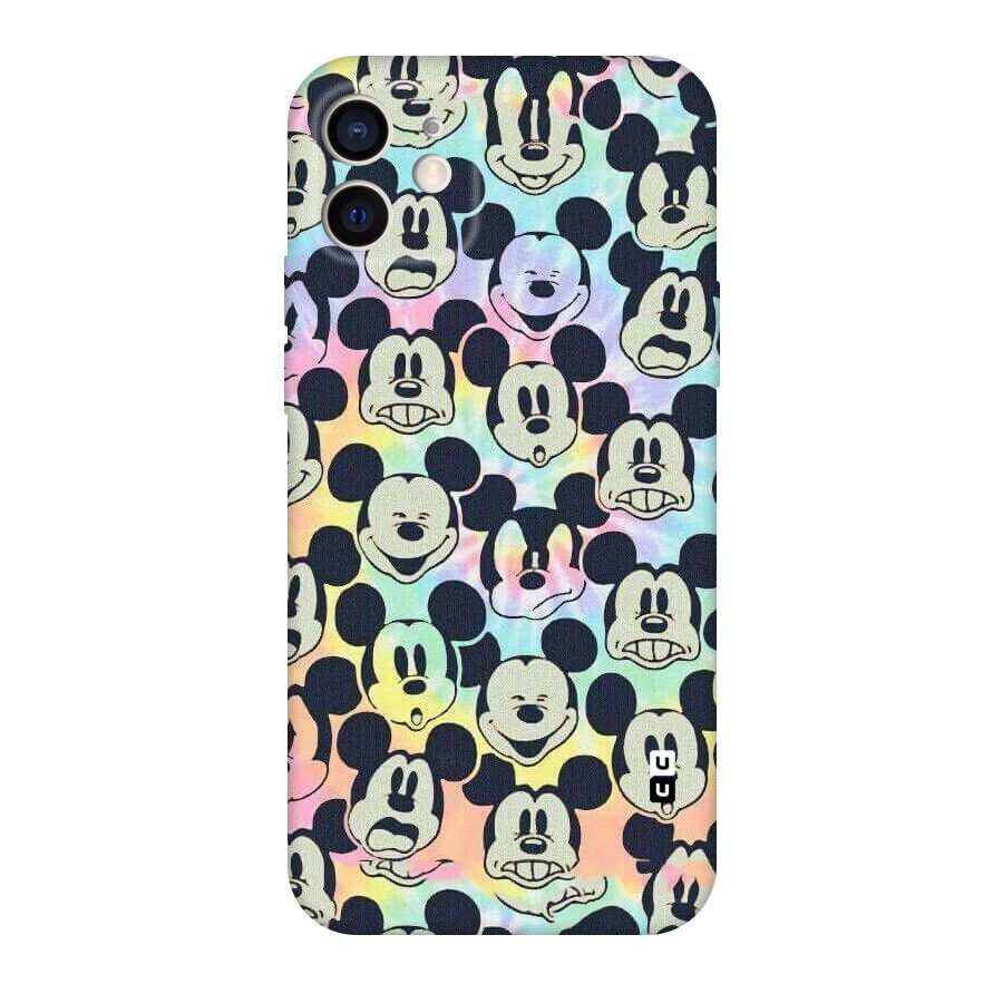 Fun Rainbow Faces Original Polycarbonate Back Case for iPhone 12