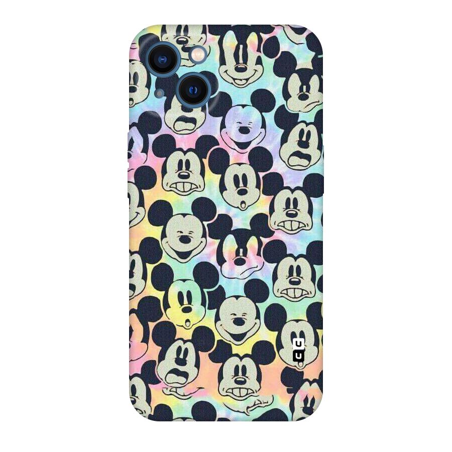 Fun Rainbow Faces Original Polycarbonate Back Case for iPhone 13