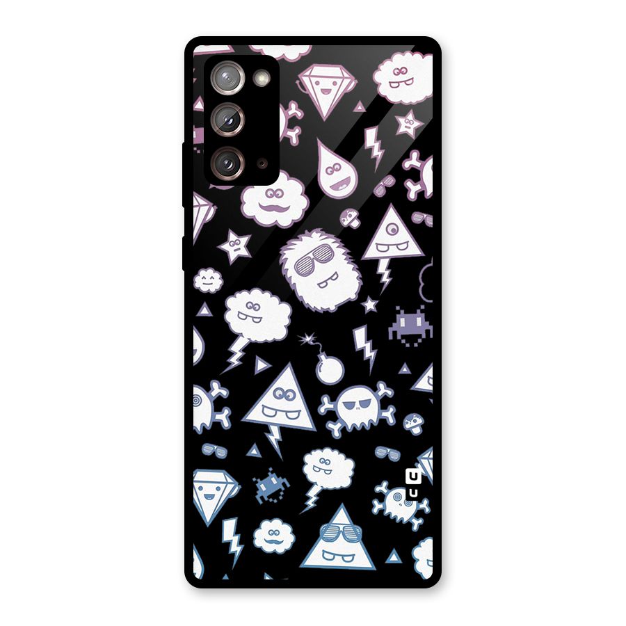 Funny Faces Glass Back Case for Galaxy Note 20