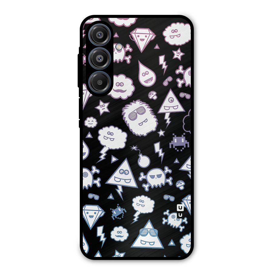 Funny Faces Metal Back Case for Galaxy A16 5G