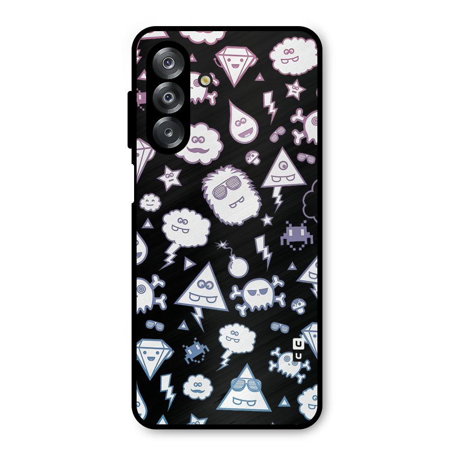 Funny Faces Metal Back Case for Galaxy A26