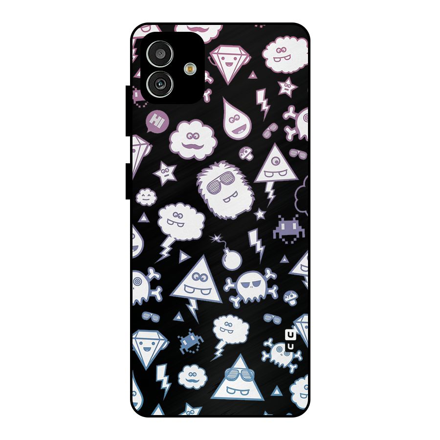 Funny Faces Metal Back Case for Galaxy M13 5G