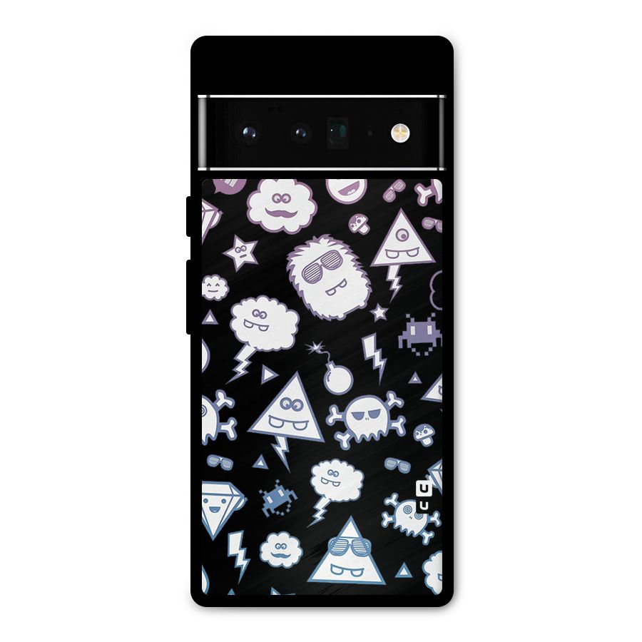 Funny Faces Metal Back Case for Google Pixel 6 Pro
