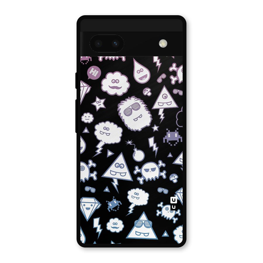 Funny Faces Metal Back Case for Google Pixel 6a