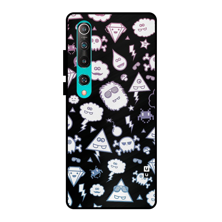 Funny Faces Metal Back Case for Mi 10