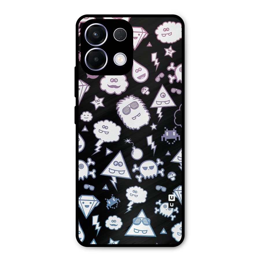 Funny Faces Metal Back Case for Oppo K13