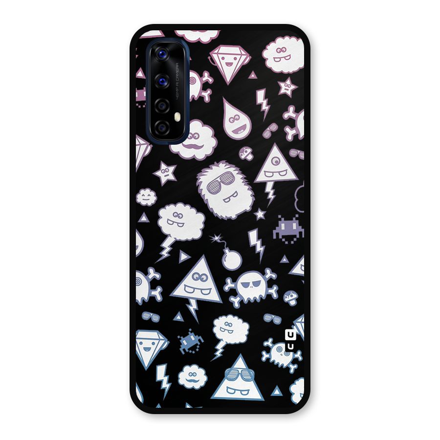 Funny Faces Metal Back Case for Realme 7
