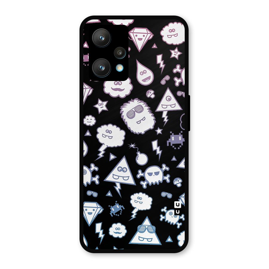 Funny Faces Metal Back Case for Realme 9 Pro Plus 5G