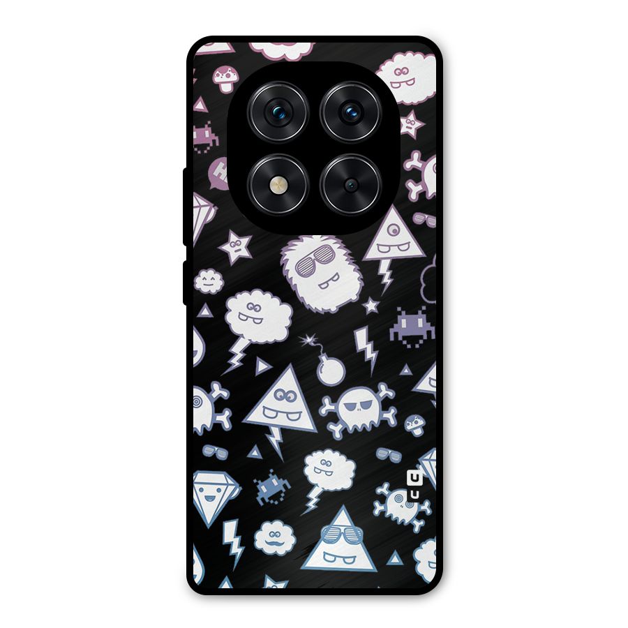 Funny Faces Metal Back Case for Redmi Note 14 Pro 5G