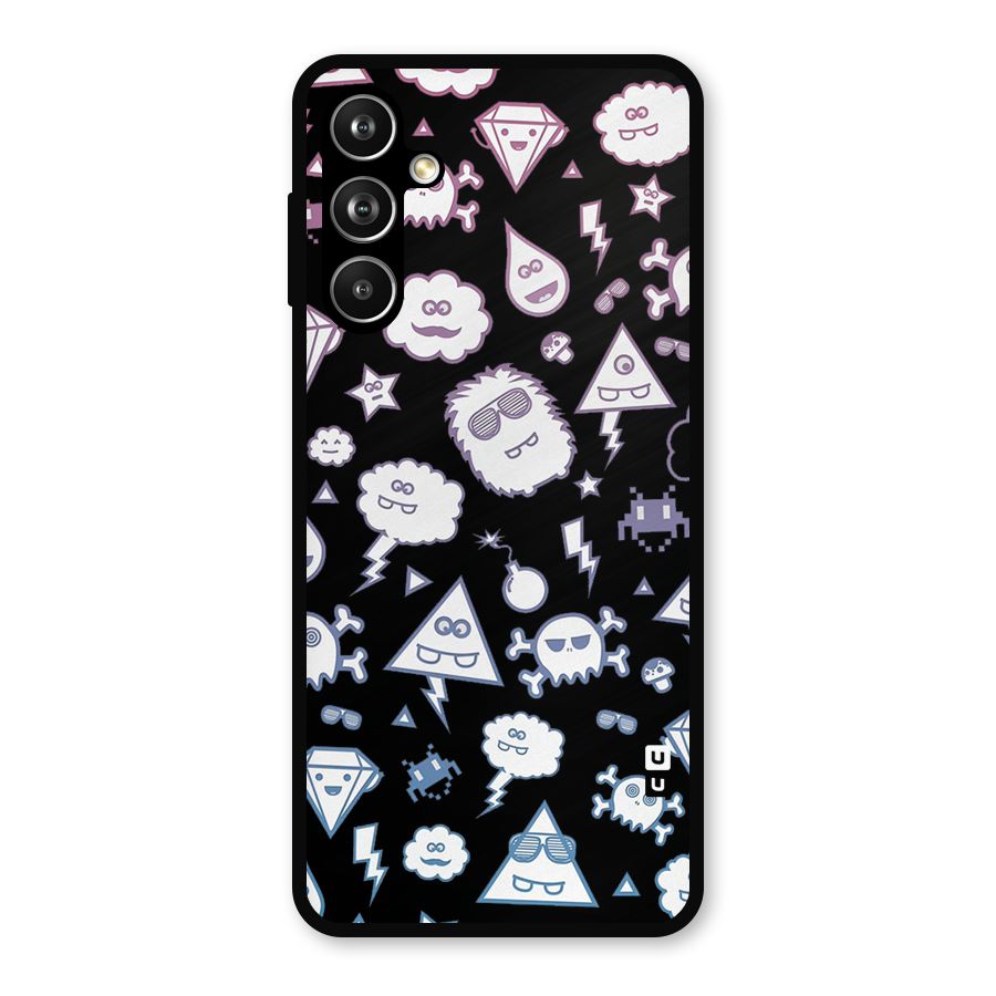 Funny Faces Metal Back Case for Samsung Galaxy M54