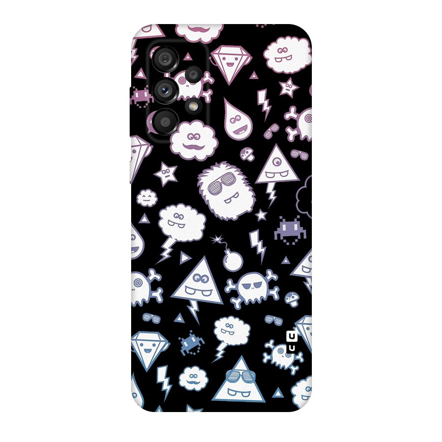 Funny Faces Original Polycarbonate Back Case for Galaxy A73 5G