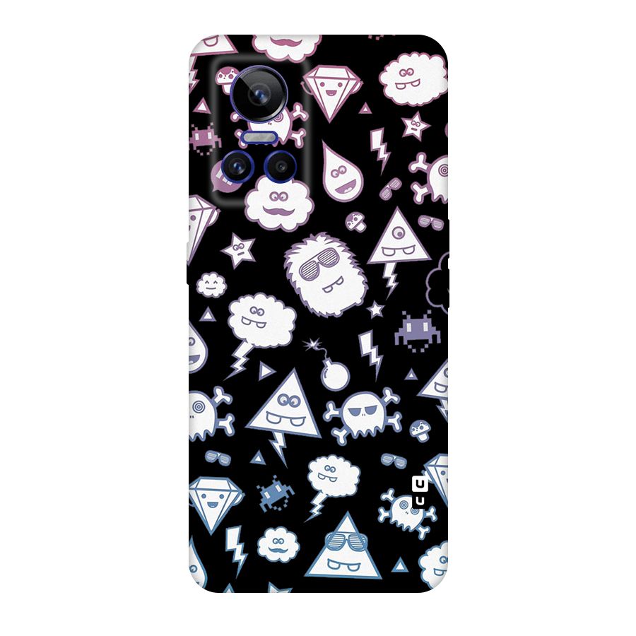Funny Faces Original Polycarbonate Back Case for Realme GT Neo 3