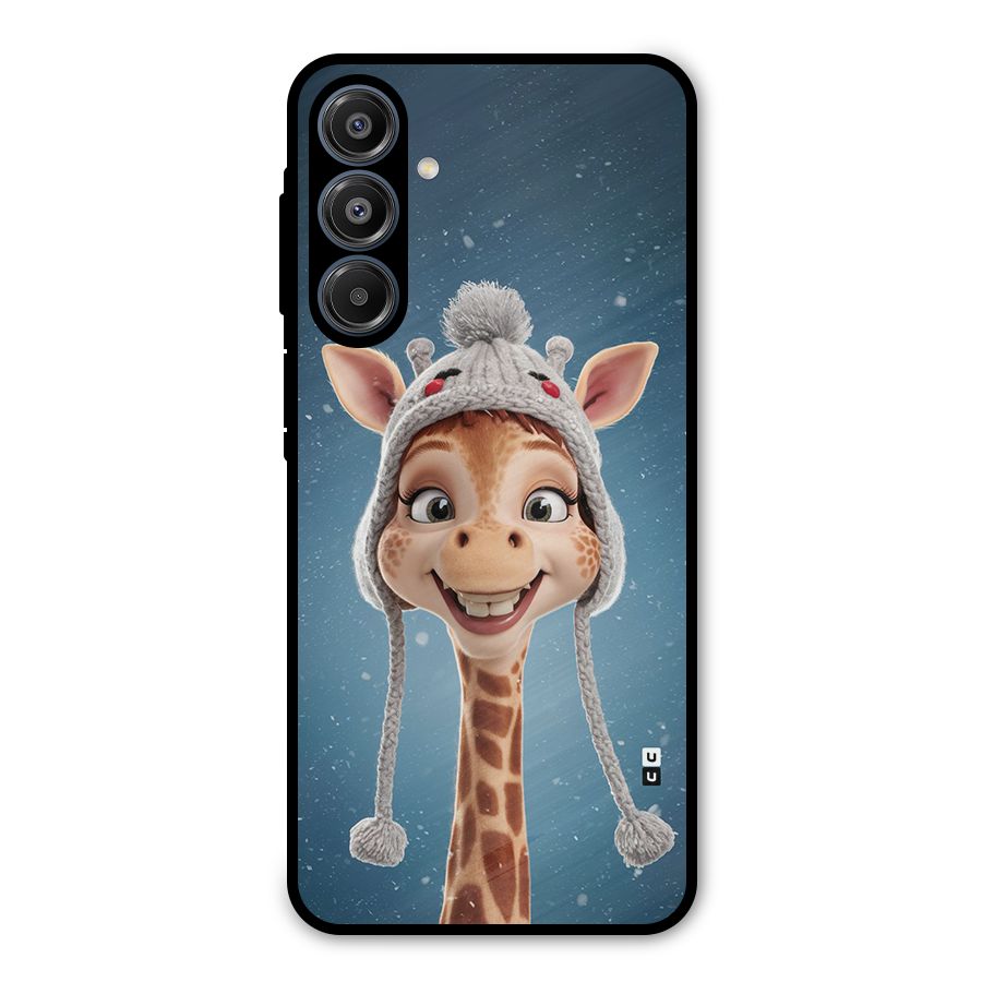 Funny Giraffe Metal Back Case for Galaxy A16 5G