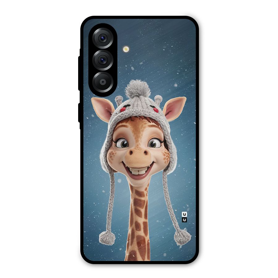 Funny Giraffe Metal Back Case for Galaxy A36