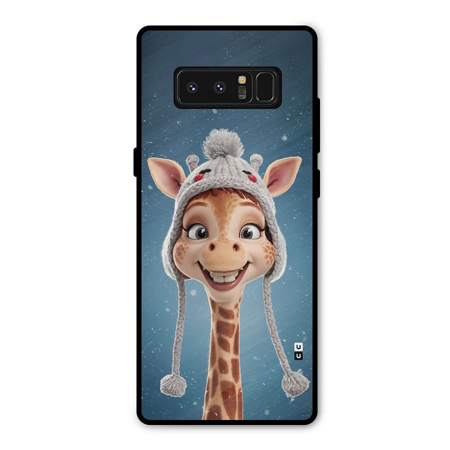 Funny Giraffe Metal Back Case for Galaxy Note 8