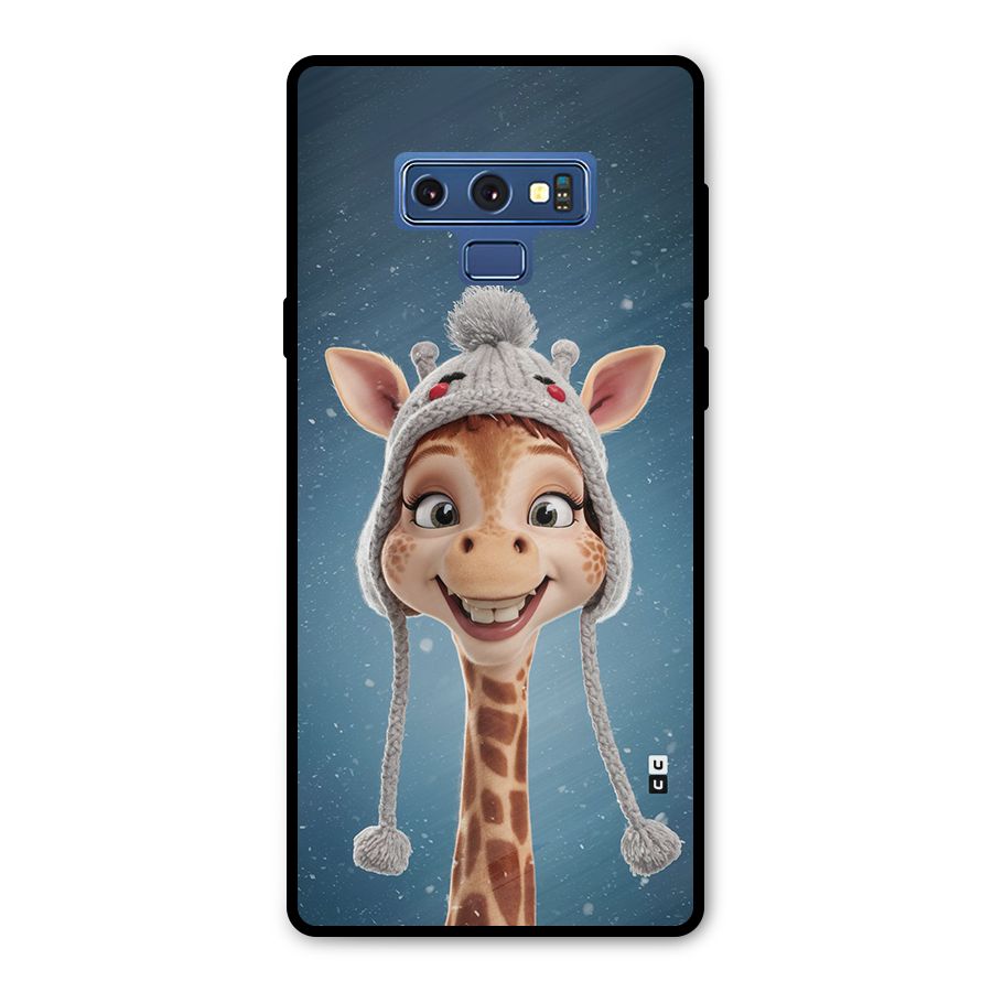 Funny Giraffe Metal Back Case for Galaxy Note 9