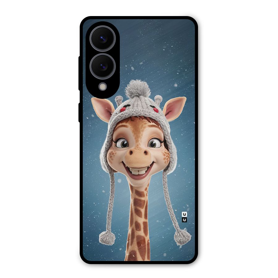Funny Giraffe Metal Back Case for Galaxy S25 Edge