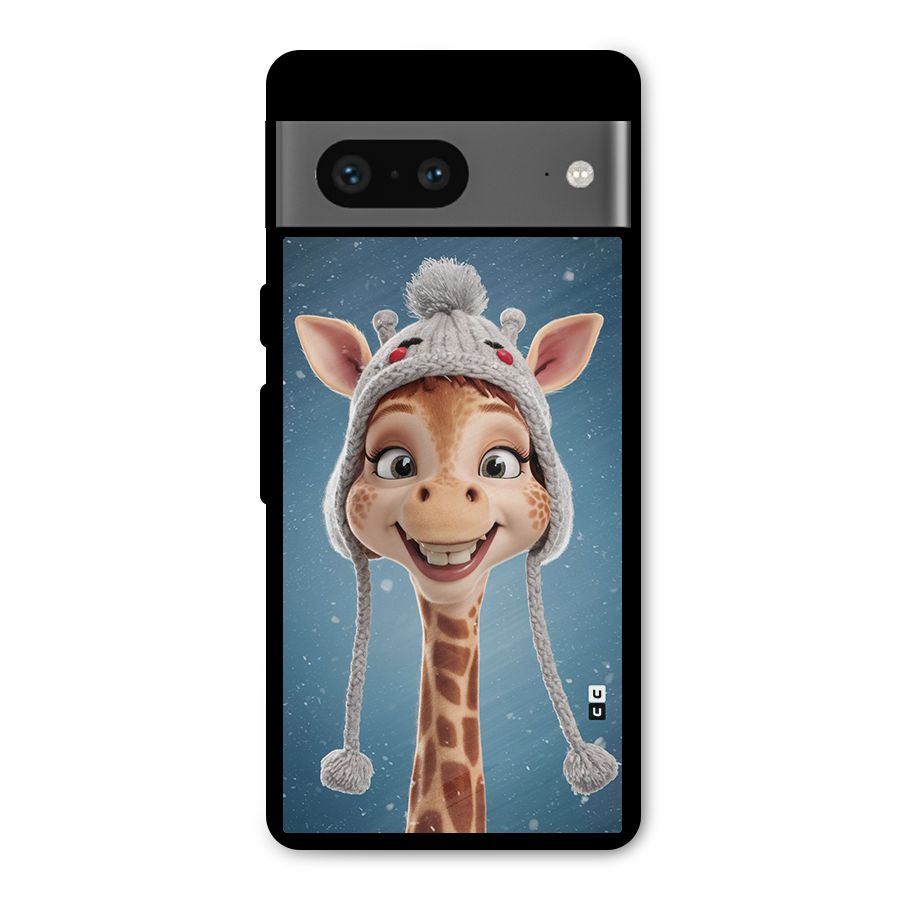 Funny Giraffe Metal Back Case for Google Pixel 7
