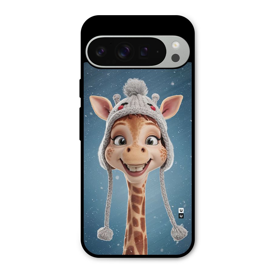 Funny Giraffe Metal Back Case for Google Pixel 9 Pro XL