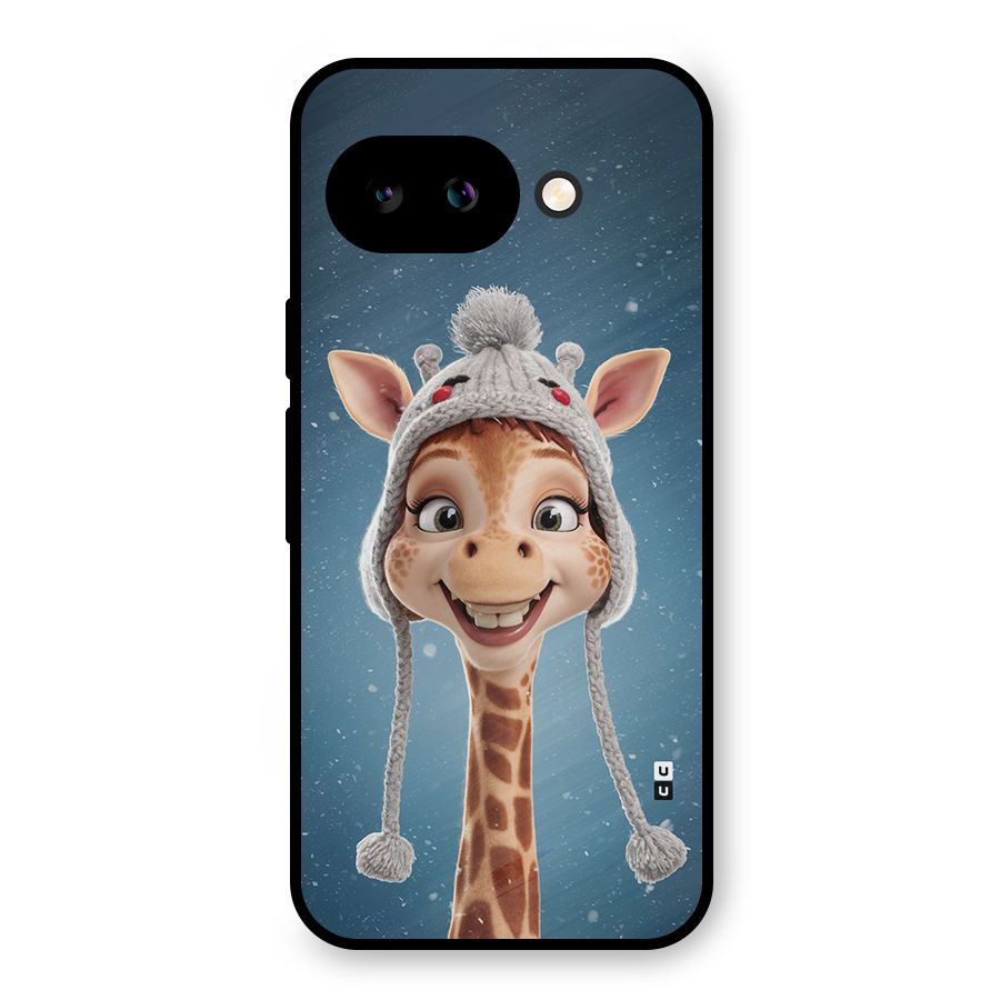 Funny Giraffe Metal Back Case for Google Pixel 9a